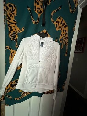 Tek Gear | Women's White Quilted Hooded Jacket
